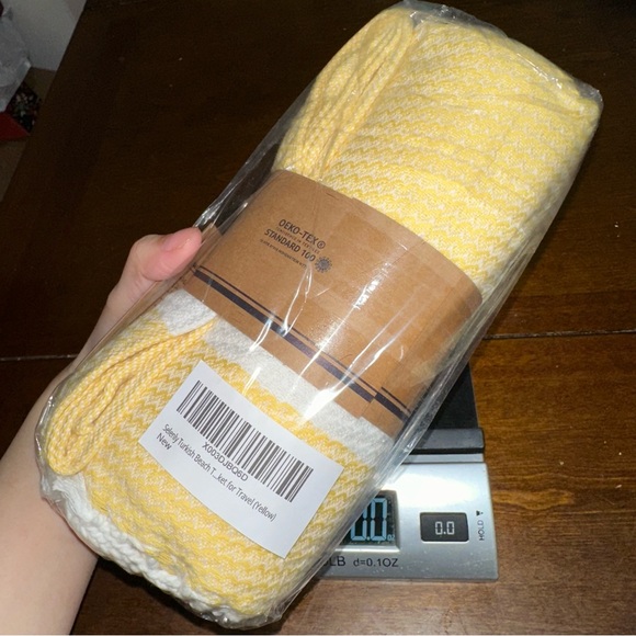 37x71 Turkish Beach Towel, 100% Cotton Pre-Washed Quick Dry - Picture 3 of 9